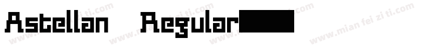 Astellan Regular字体转换